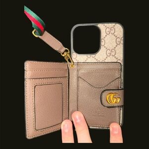 GG Ophidia IPhone 14 Pro Max Wallet Cell Phone Case